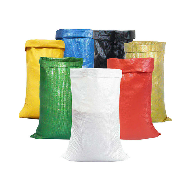 Colourful HDPE woven bags